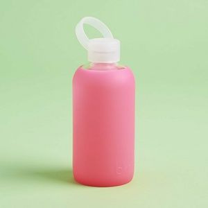 BKR Glass Water Bottle - Hot Pink 500ml